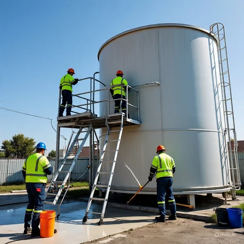 زیر زمین  ٹینک کی صفائی